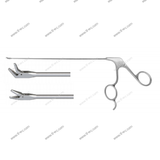 Laryngeal surgical instruments - microlaryngeal forceps - triangular type